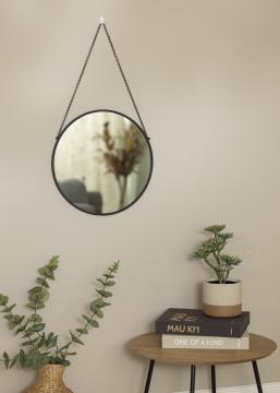 Artlink Round Mirror Modern Black 41 cm 