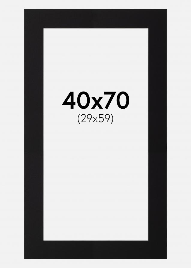 Artlink Mount Black Standard (White Core) 40x70 cm (29x59)