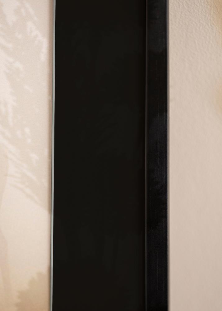Ram med passepartou Frame Galant Black 35x50 cm - Picture Mount Black 11x17 inches