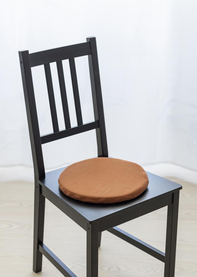 Svanefors Chair Pad Alba - Cinnamon 33 cm Ø