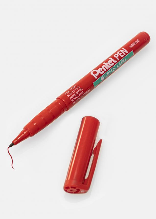 Estancia Pentel NMS50-B - Red Album pen - 1 mm