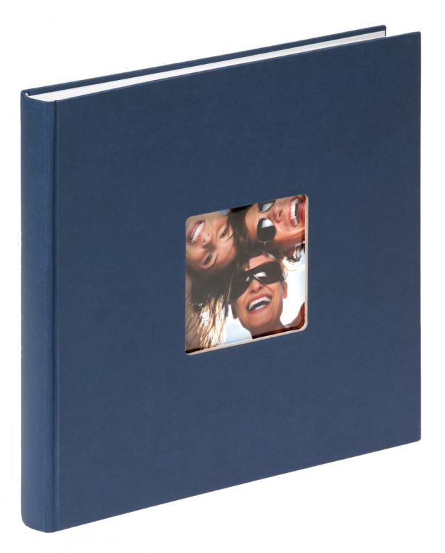 Walther Fun Album Blue - 26x25 cm (40 White pages / 20 sheets)