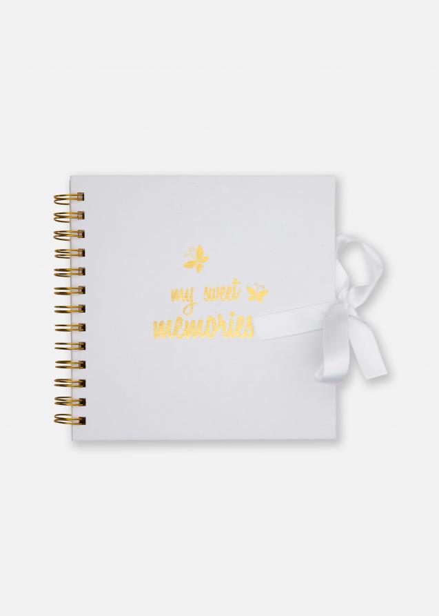 Burde Sweet Memories White - 18x18 cm (48 White pages / 24 sheets)