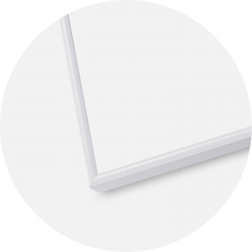 Ram med passepartou Frame Visby White 70x100 cm - Picture Mount White 59.4x84 cm (A1)