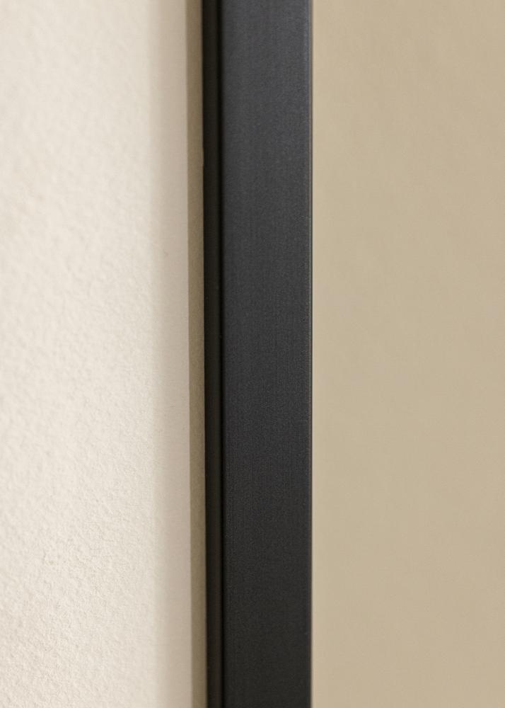 Ram med passepartou Frame E-Line Black 40x50 cm - Picture Mount White 29,7x42 cm (A3)