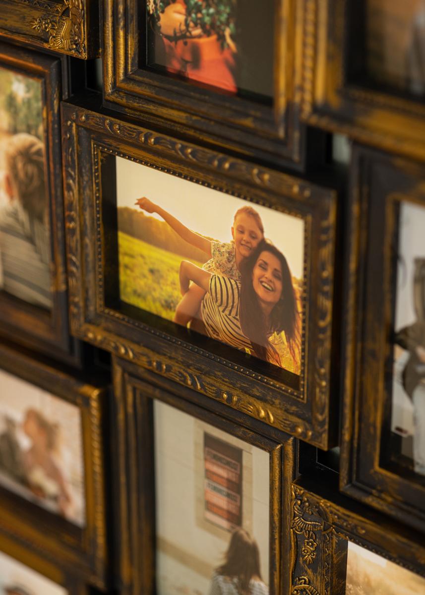 Buy Retro Collage Frame Matt Gold 12 Pictures here BGASTORE.IE