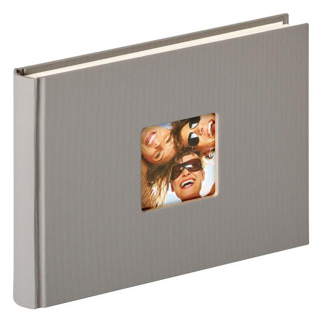 Walther Fun Design Grey - 22x16 cm (40 White pages / 20 sheets)