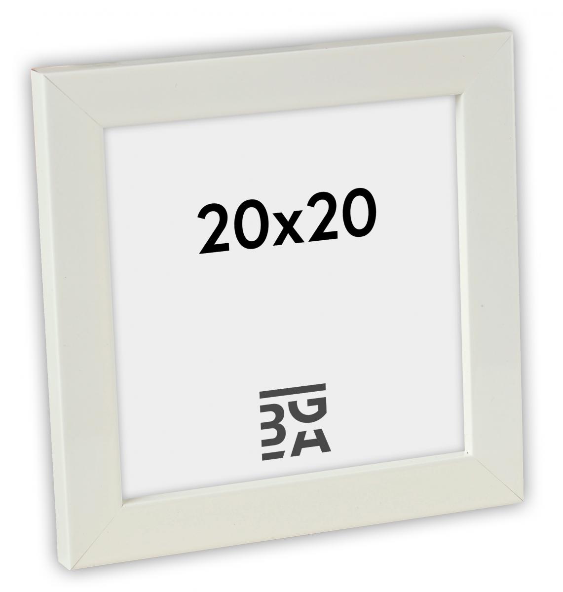 Buy Frame White Wood Glossy 20x20 cm here BGASTORE.IE