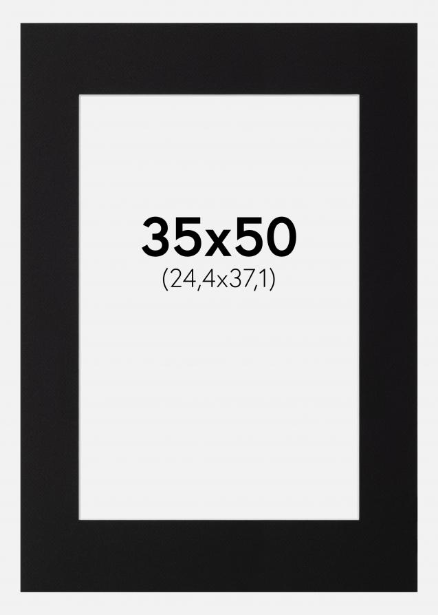 Galleri 1 Mount Canson Black (White Core) 35x50 cm (24,4x37,1)
