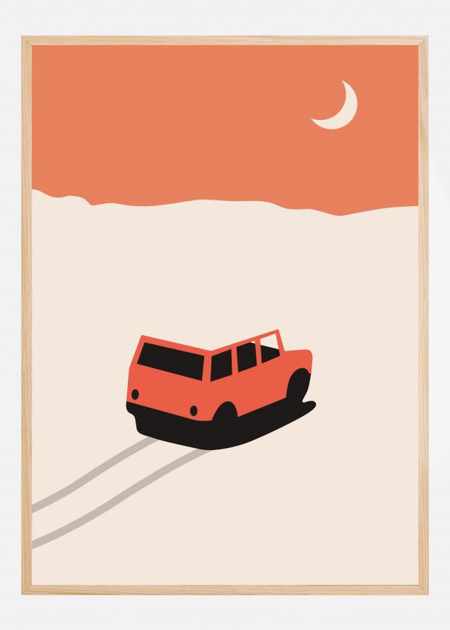 Bildverkstad Car In Desert Poster
