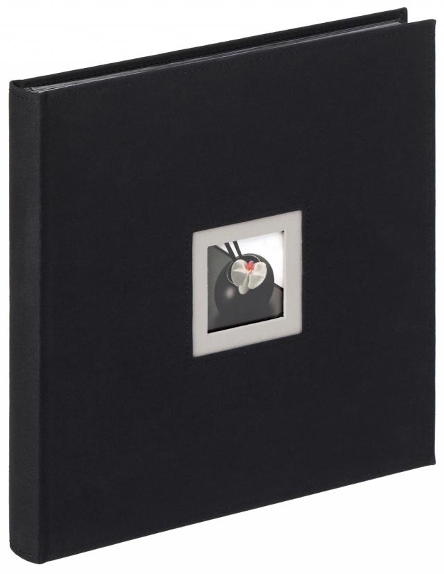Walther Black & White Photo Album Black - 30x30 cm (50 Black pages / 25 sheets)