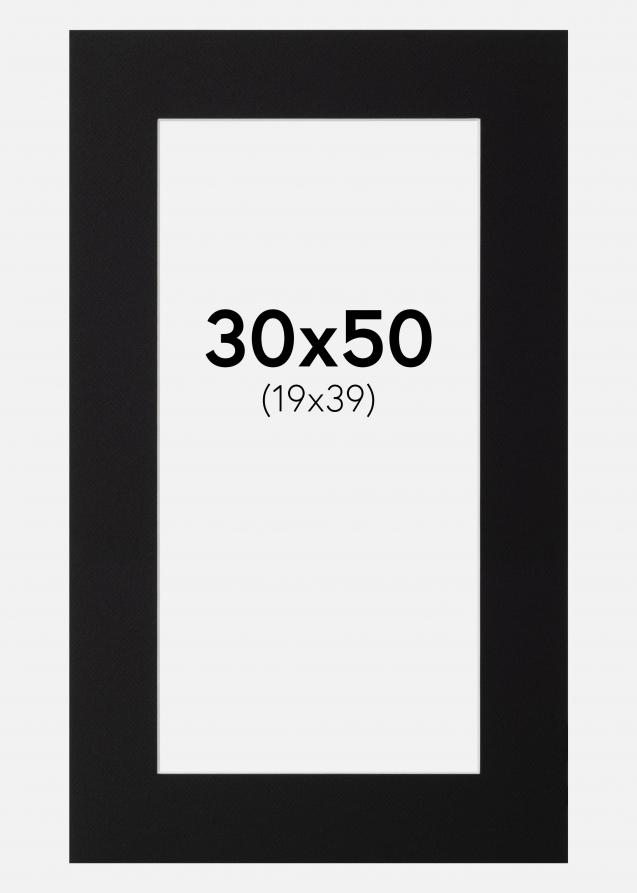 Artlink Mount Black Standard (White Core) 30x50 cm (19x39)
