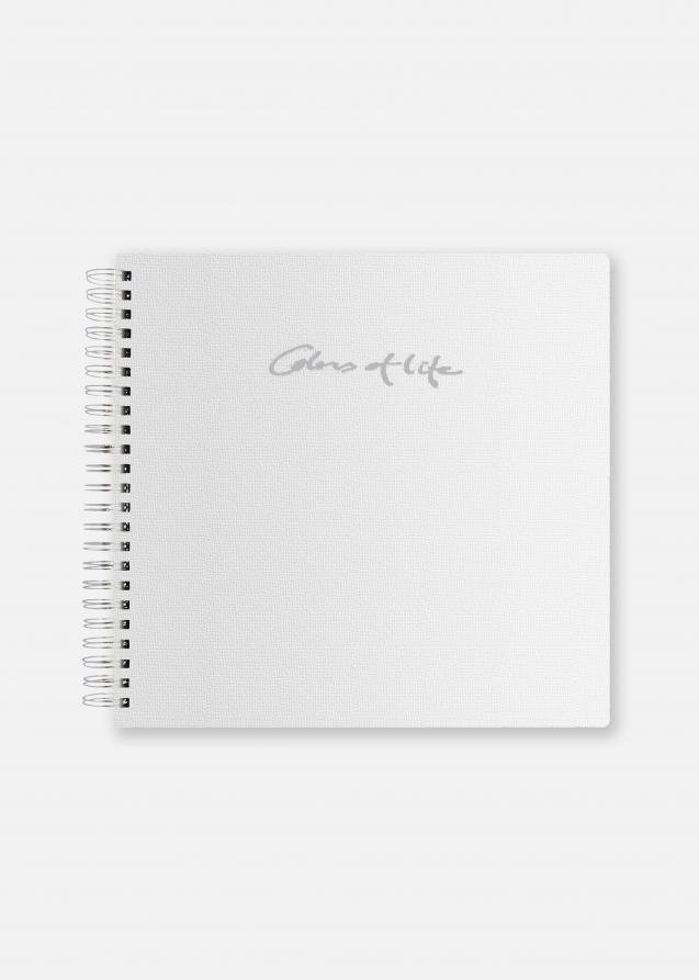 Burde Colors of Life White - 24x23 cm (48 White pages / 24 sheets)