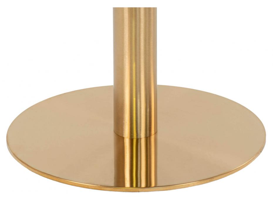 House Nordic Coffee table Bolzano 70x70 cm - Marble/Brass