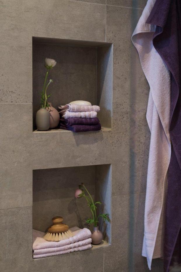 Anvnds ej Guest Towel Basic Terrycloth - Dark Purple 30x50 cm