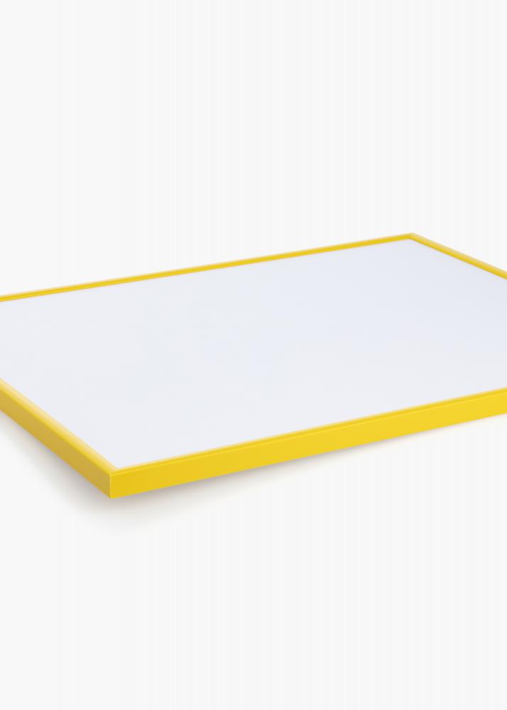 Ram med passepartou Frame New Lifestyle Yellow 70x100 cm - Picture Mount White 59.4x84 cm