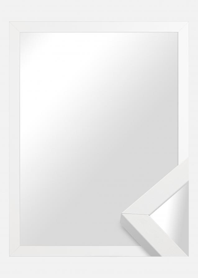 Spegelverkstad Mirror Amanda Box White - Custom Size