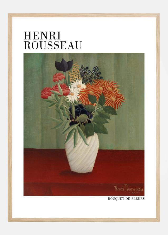 Bildverkstad Henri Rousseau - Bouquet De Fleurs Poster