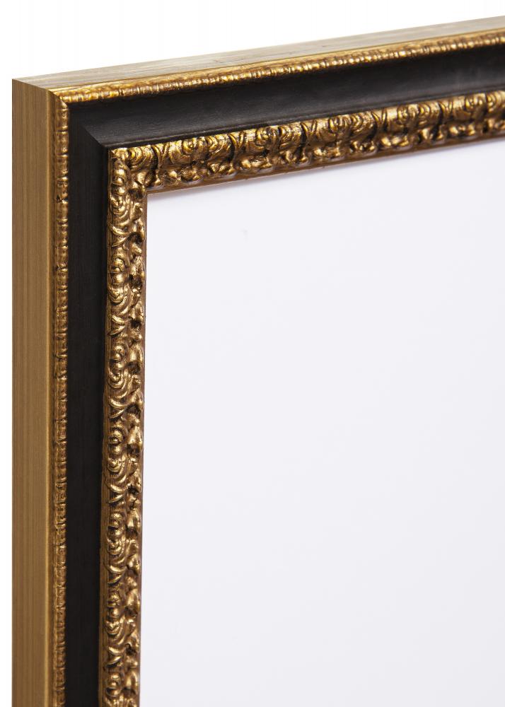 Ramverkstad Mirror Drottningholm Gold II - Custom Size