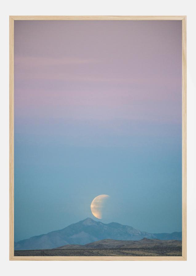 Bildverkstad Moon In The Mountains Poster