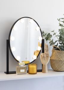 KAILA KAILA Make-up mirror IV Black - 34x47 cm