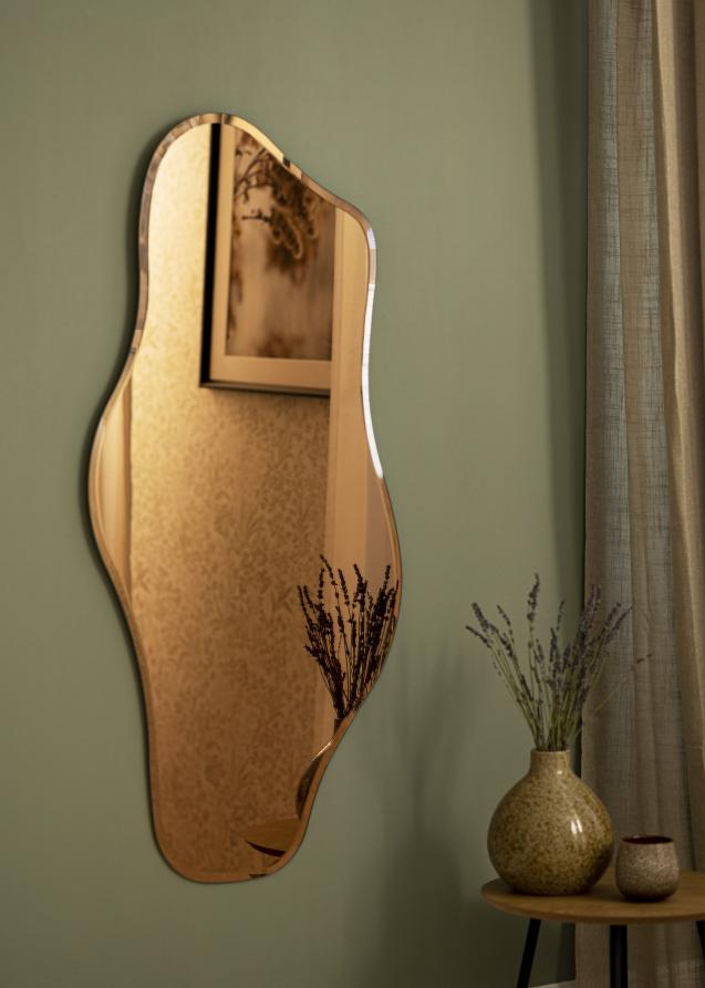 Incado Mirror Wave Rose Gold 55x110 cm
