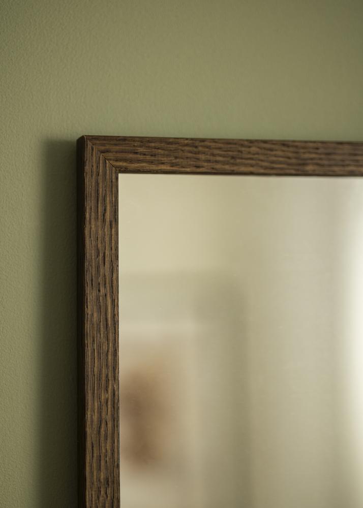 Incado Mirror Solid Smoked Oak 70x70 cm