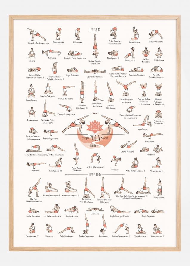 Bildverkstad Yoga in Colour lll Poster