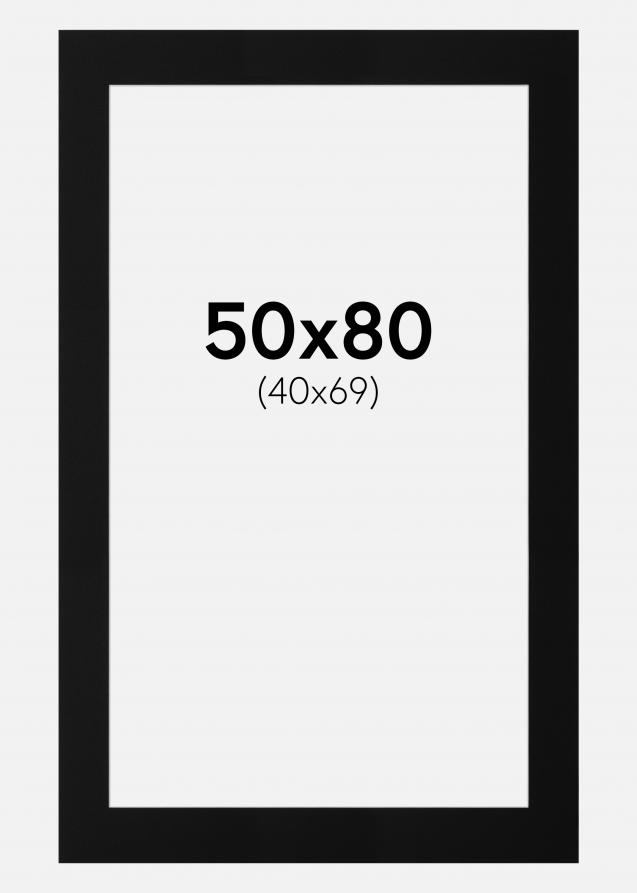 Artlink Mount Black Standard (White Core) 50x80 cm (40x69)