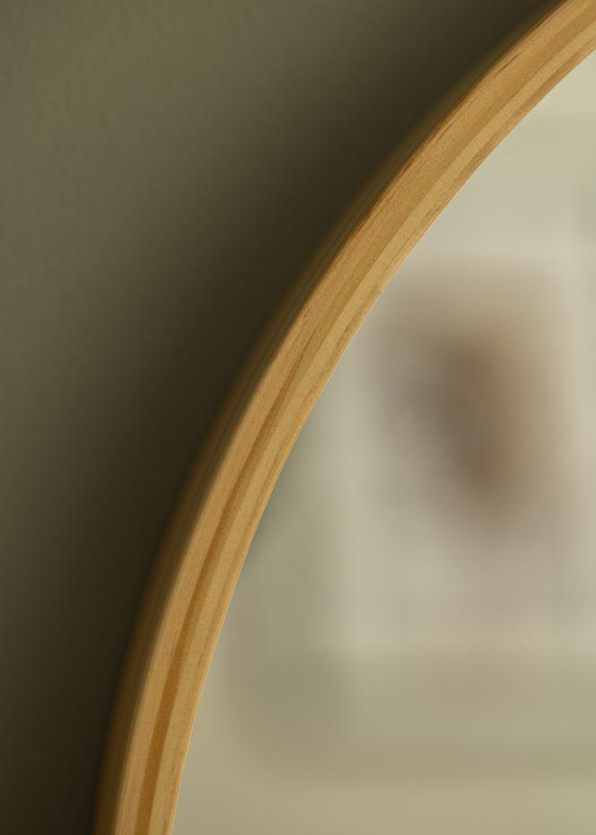 KAILA KAILA Round Mirror Deep - Oak 50 cm 