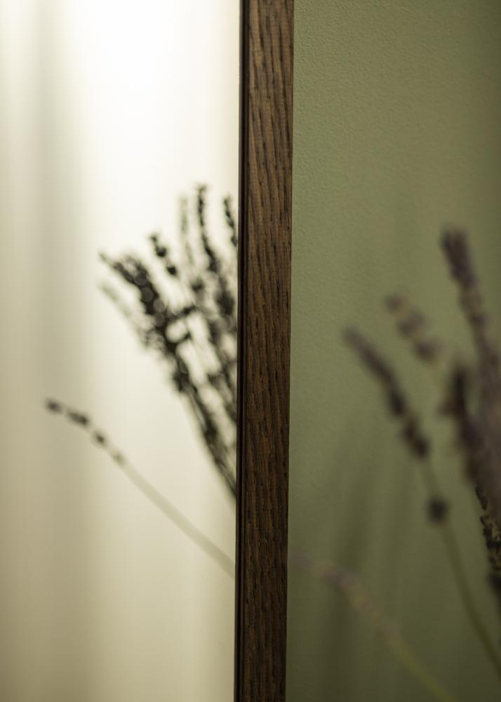 Incado Mirror Solid Smoked Oak 70x70 cm