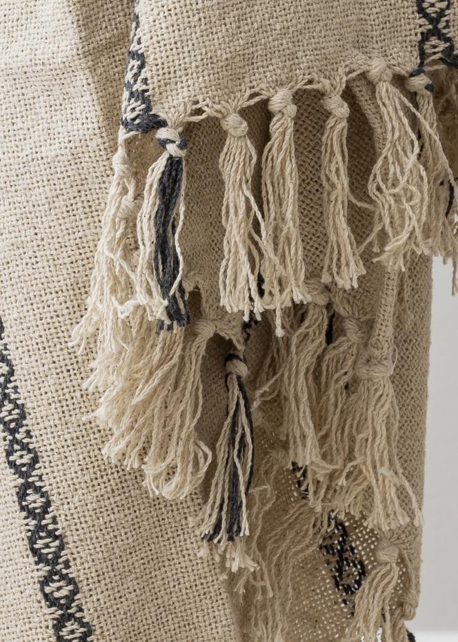 IB Laursen Blanket Stripes - Natural 130x160 cm