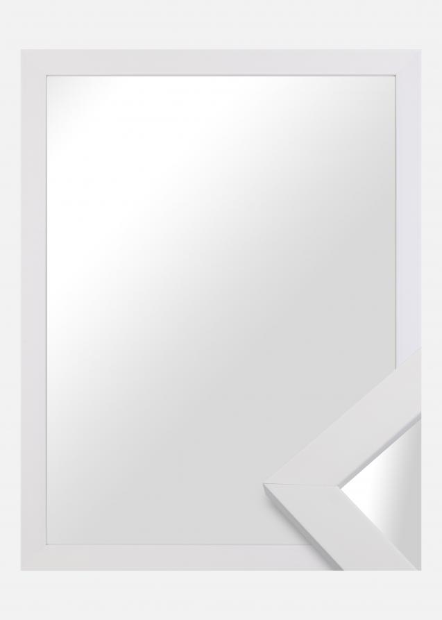Ramverkstad Mirror White Wood - Custom Size