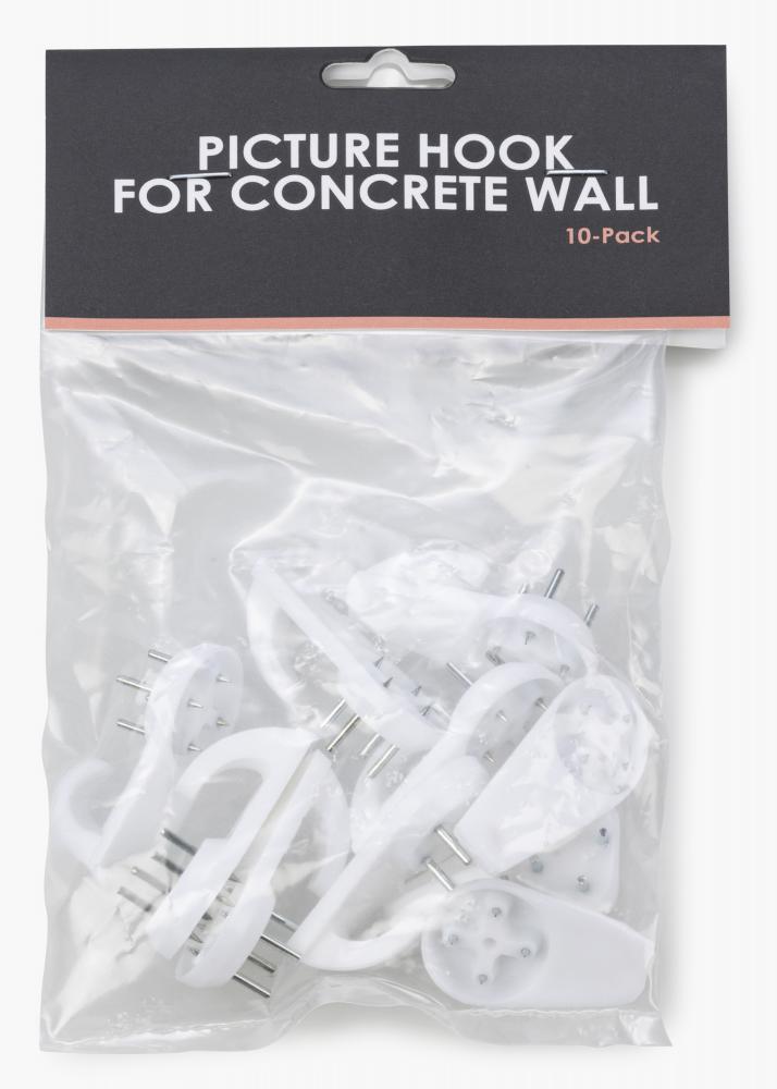 BGA BGA Picture hook for concrete wall - 10-pack