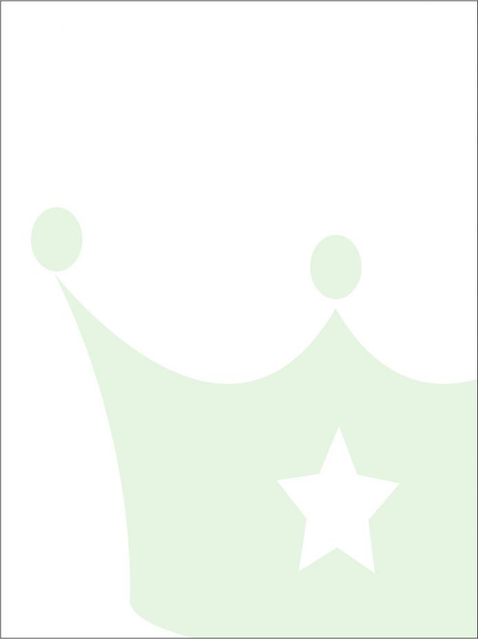 Malimi Posters Prince crown - Mint green Poster