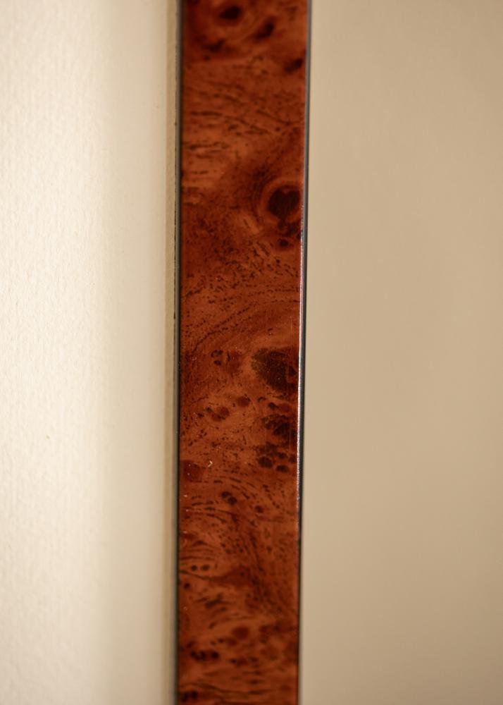 Mavanti Frame Hermes Acrylic Glass Burr Walnut 70x70 cm