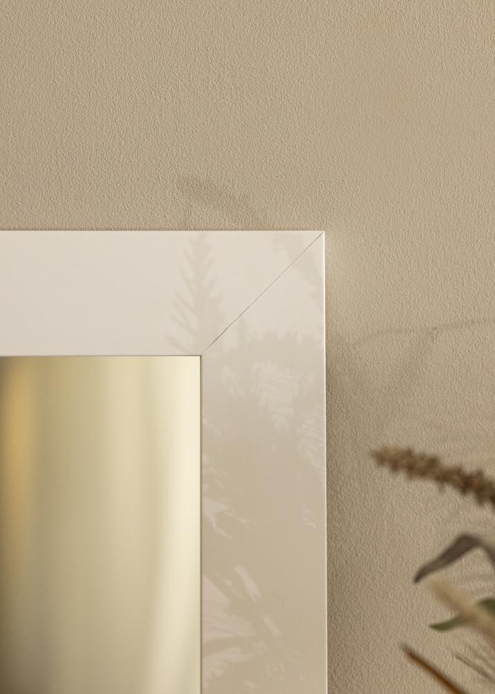 Ramverkstad Mirror Dover White - Custom Size