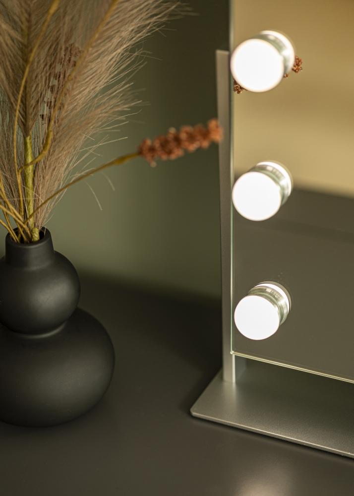 KAILA KAILA Make-up Mirror Soft Corner LED Silver 60x52 cm