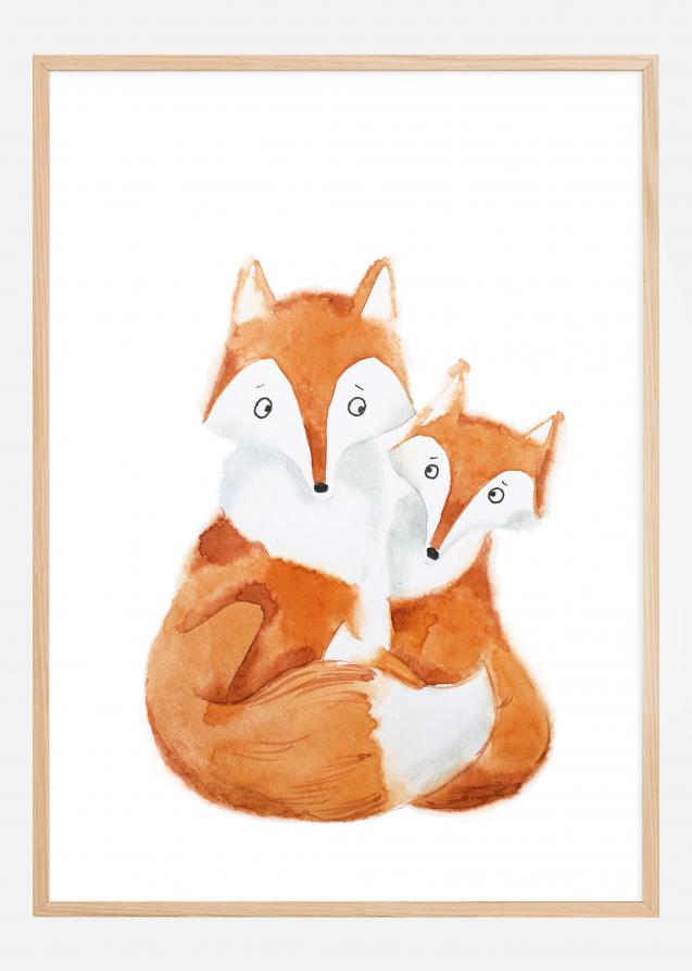 Bildverkstad Fox Family Poster