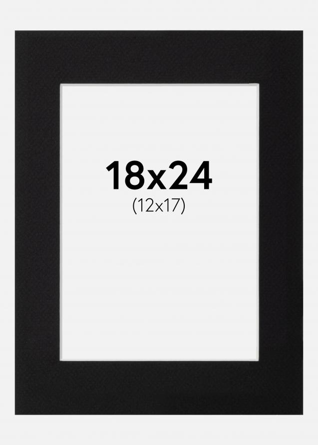 Galleri 1 Mount Canson Black (White Core) 18x24 cm (12x17)