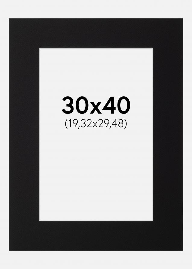 Galleri 1 Mount Canson Black (White Core) 30x40 cm (19,32x29,48)