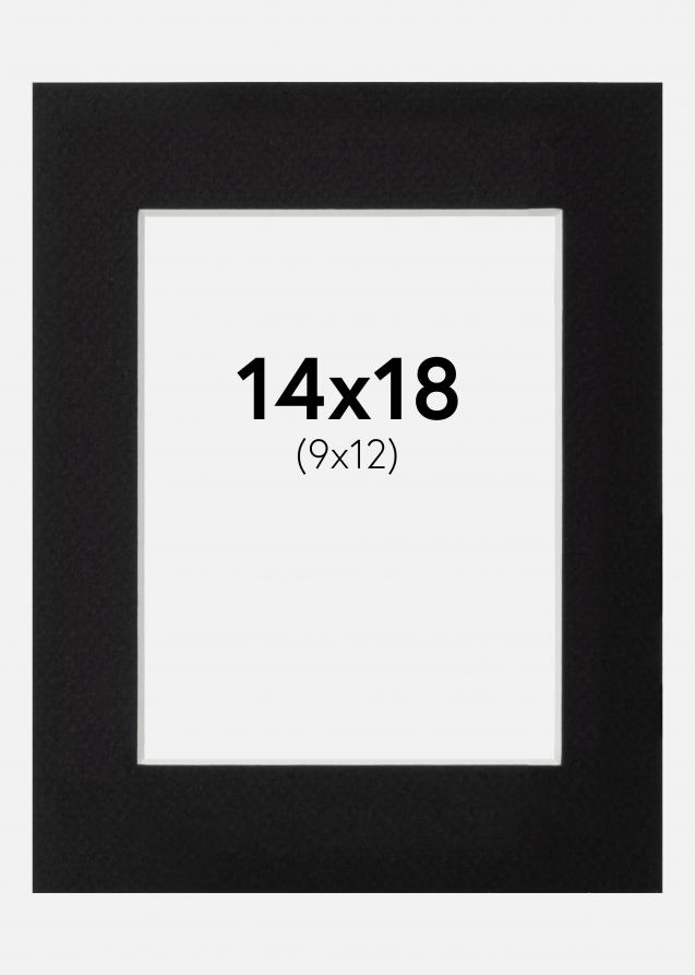 Artlink Mount Black Standard (White Core) 14x18 cm (9x12)