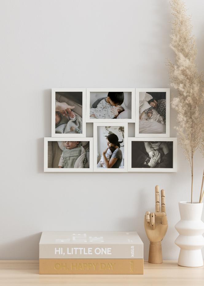 Walther Modern Living Collage Frame White II - 6 Pictures