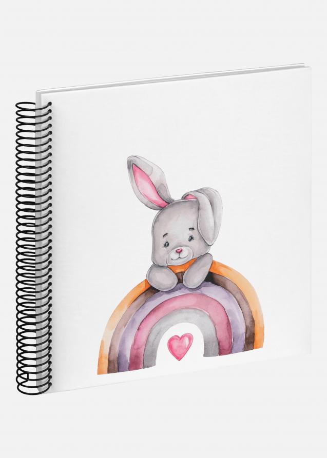 Walther Bunny Malin Spiral Album White - 24x24 cm (40 White pages / 20 sheets)