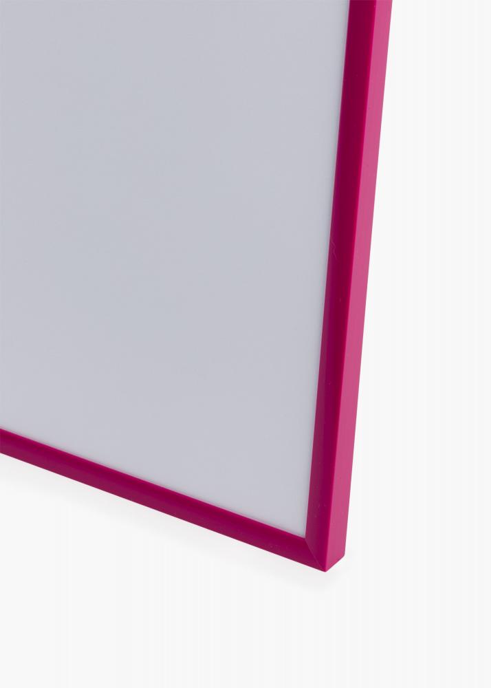 Ram med passepartou Frame New Lifestyle Dark Pink 50x70 cm - Picture Mount White 16x24 inches