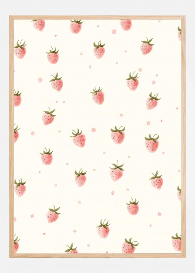 Bildverkstad Simple Fresh Strawberry Poster