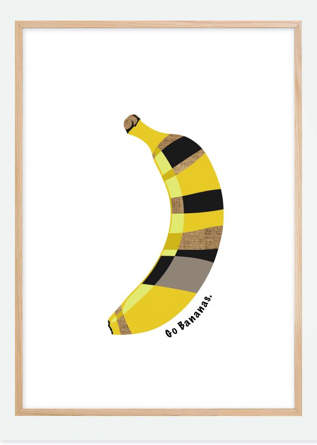 Bildverkstad Go bananas Poster