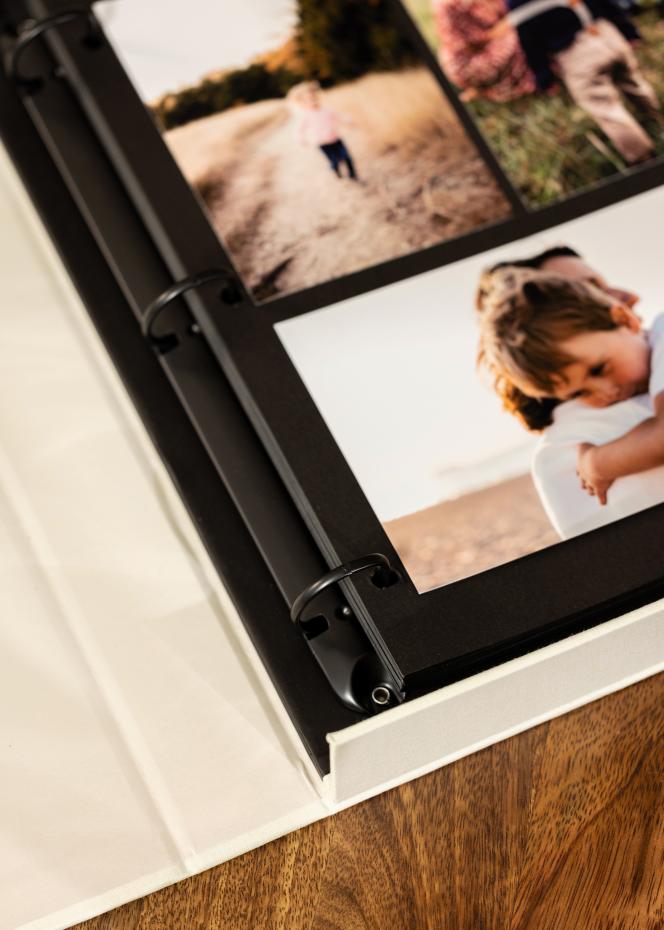 KAILA KAILA OUR LOVE STORY Creme - Coffee Table Photo Album (60 Black Pages)