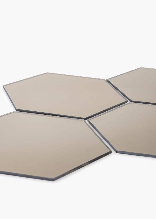 KAILA KAILA Mirror Hexagon Dark Bronze 18x21 cm - 5-pack