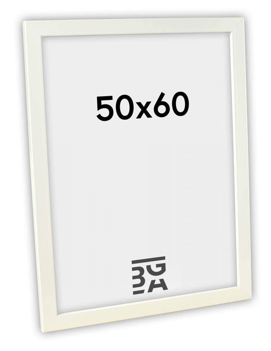 Buy Frame White Wood Glossy 50x60 cm here BGASTORE.IE